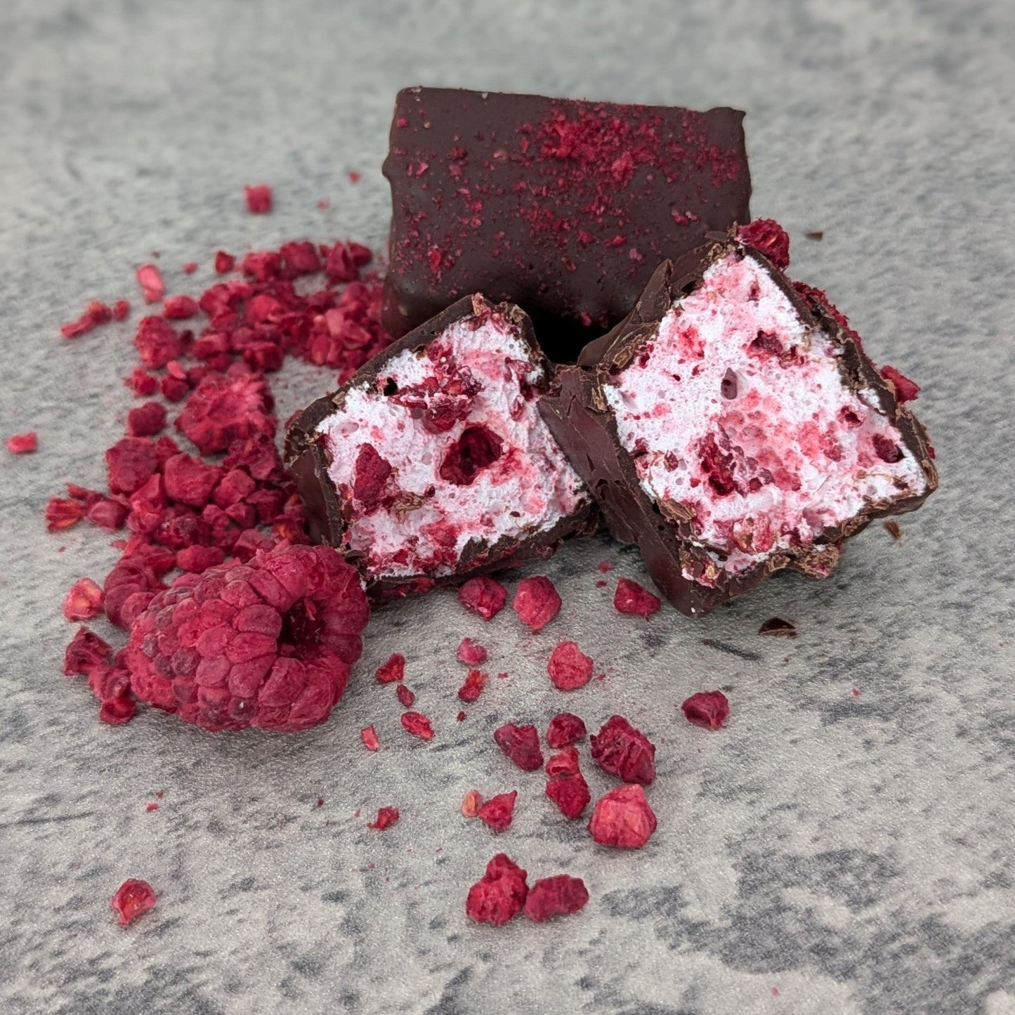 Raspberry Marshmallows