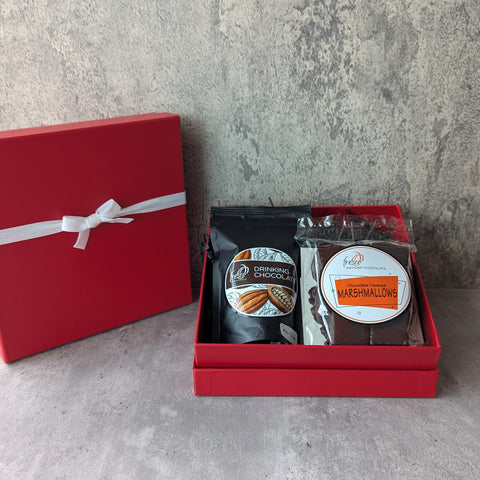 Drinking Chocolate & Peppermint Marshmallows Gift Box